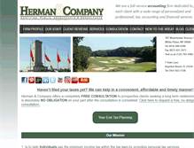 Tablet Screenshot of hermancpa.com